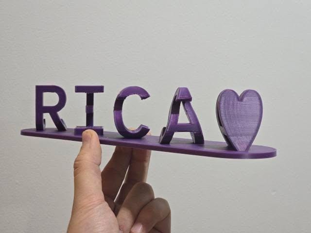 Custom 3D Double-Sided Name — Perfect Gift for Couples & Special Occasions - Yaqut Gifts