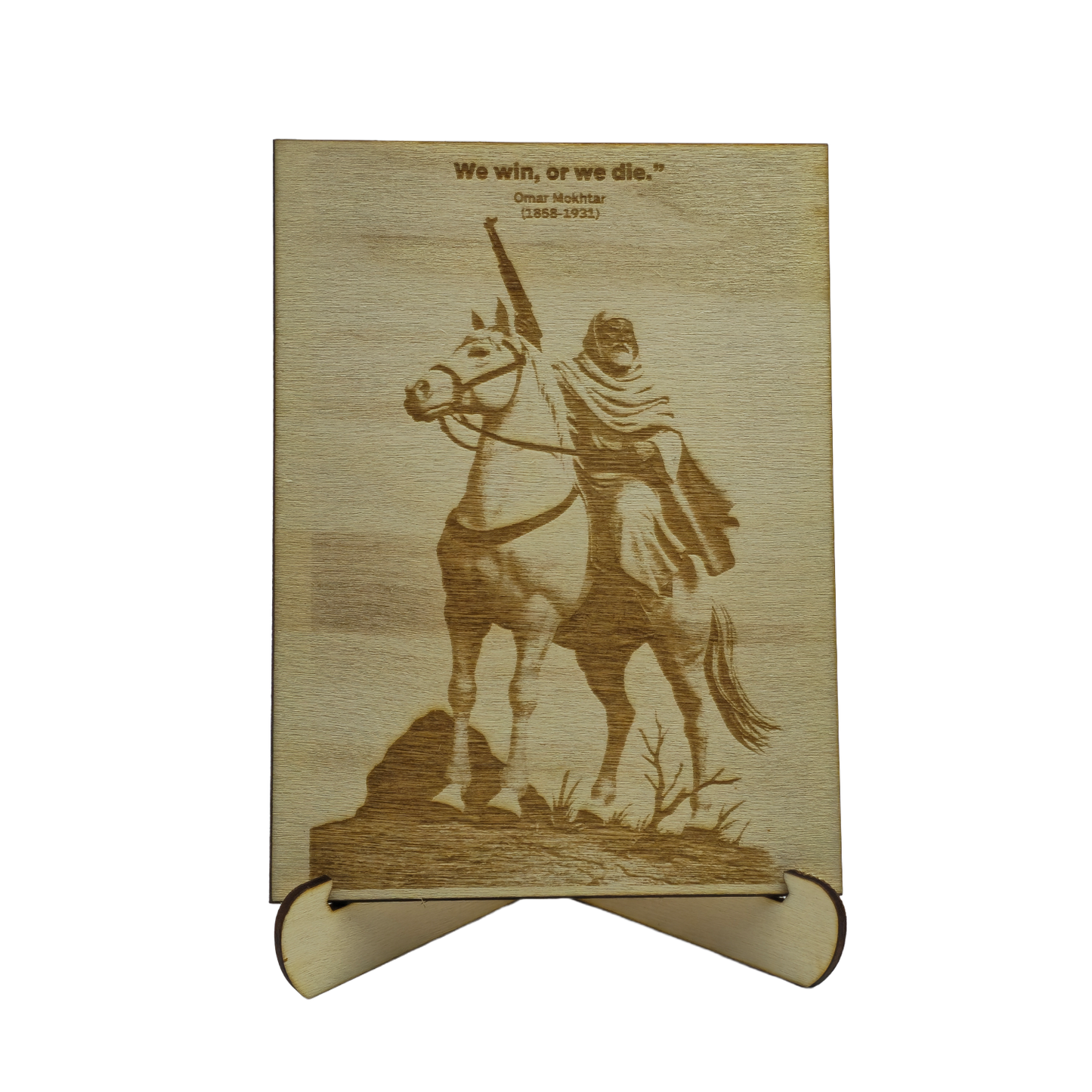Personalized Wooden Photo Engraving with Stand – Custom Laser Engraved Picture Gift
