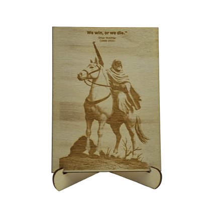 Personalized Wooden Photo Engraving with Stand – Custom Laser Engraved Picture Gift