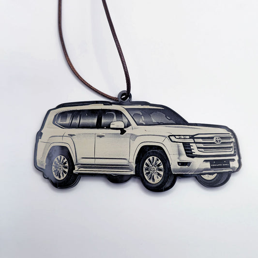 Personalized Acrylic Car Ornament – Custom Vehicle Mirror Hanging Decor | Laser Engraved UAE