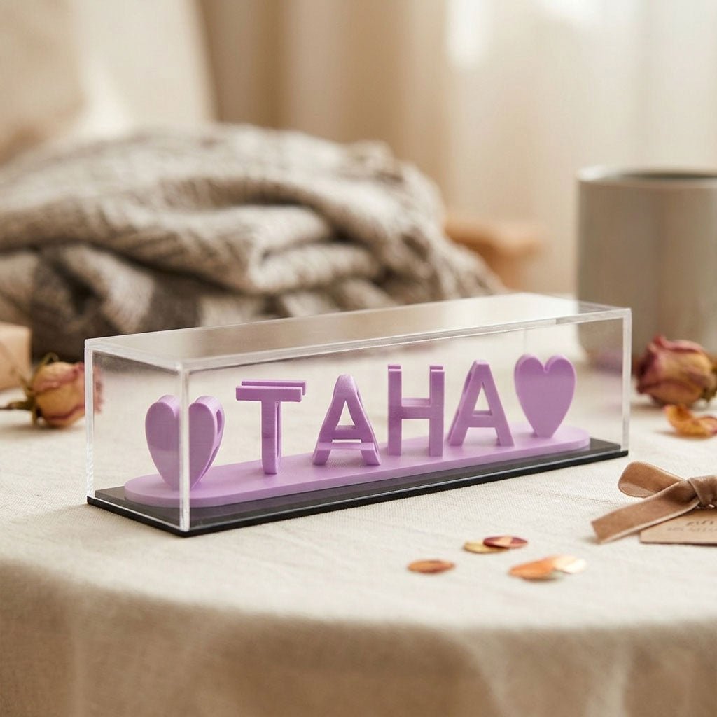 Dual Names Personalized Gift Box – Custom Couple Names – Yaqut Gifts