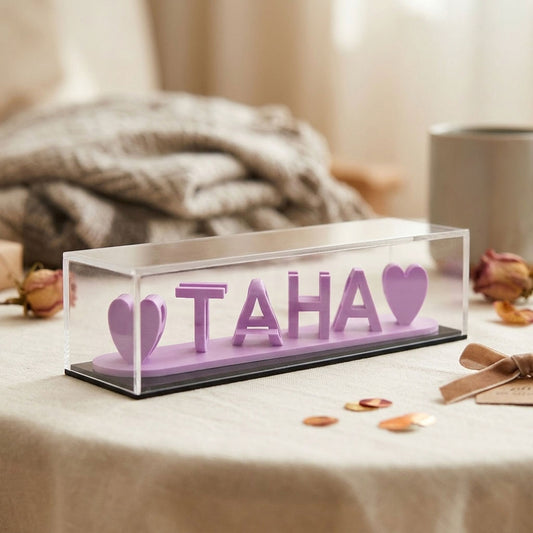 Dual Names Personalized Gift Box – Custom Couple Names