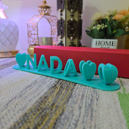 Custom 3D Double-Sided Name — Perfect Gift for Couples & Special Occasions