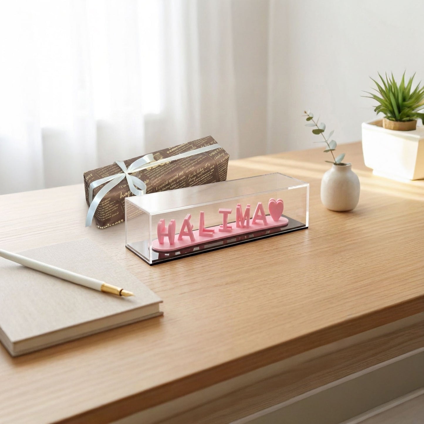 Dual Names Personalized Gift Box – Custom Couple Names