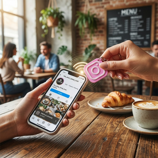 Custom Instagram NFC Keychain (bundle) – Tap to Follow Instantly