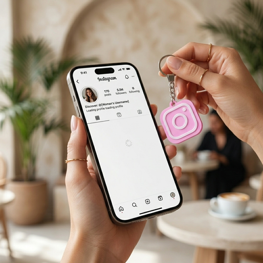 Custom Instagram NFC Keychain (bundle) – Tap to Follow Instantly