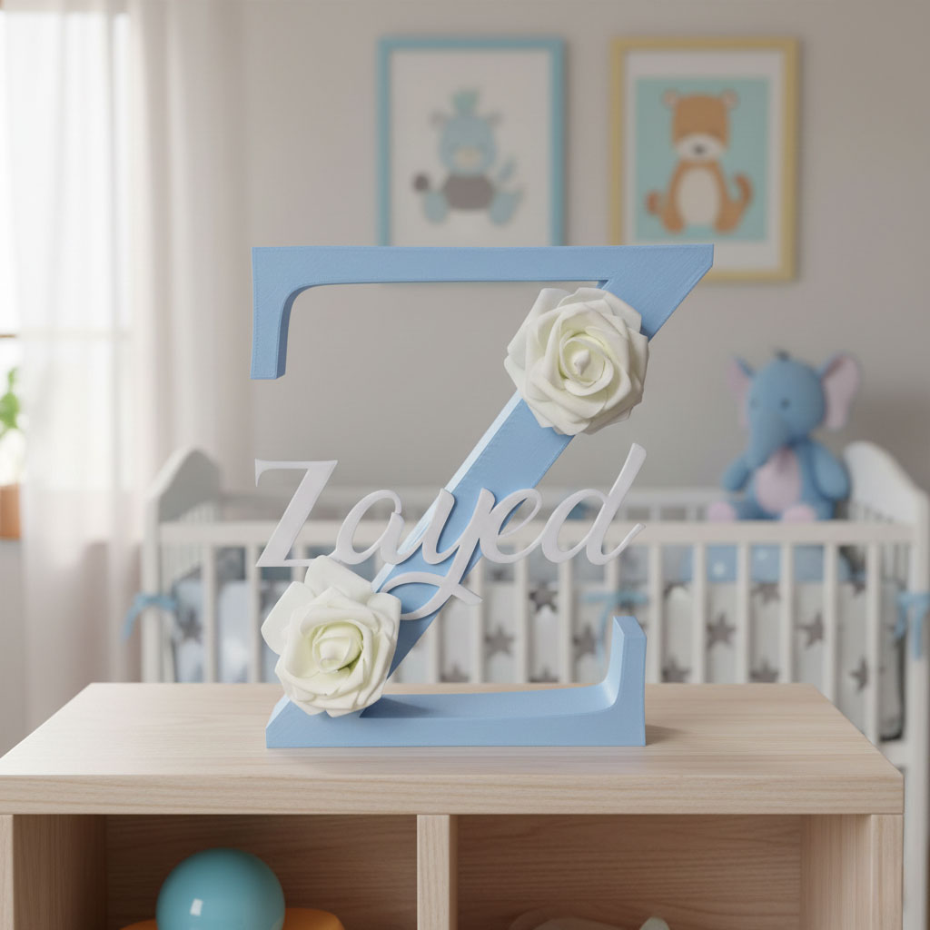 Personalized Letter & Name Decor – Custom Baby Room Gift UAE