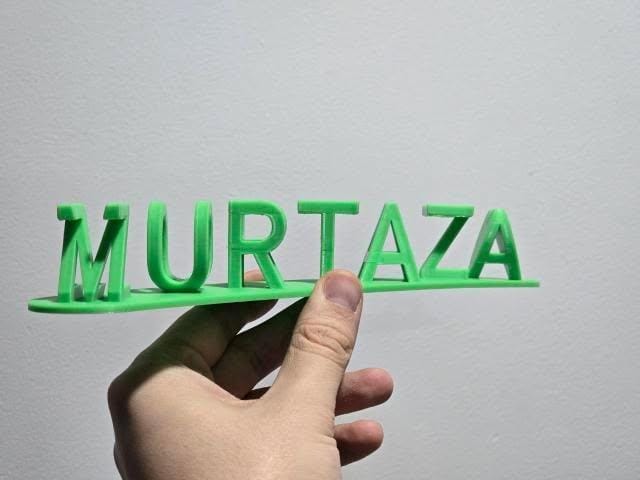 Custom 3D Double-Sided Name — Perfect Gift for Couples & Special Occasions