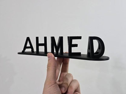 Custom 3D Double-Sided Name — Perfect Gift for Couples & Special Occasions