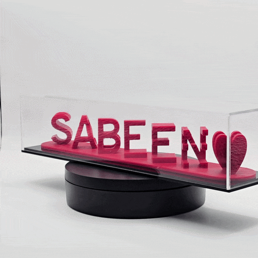 Personalized 3D Name Gift Bundle | Custom Name Sign, Metal Keychains & Laser Engraved Gift Card