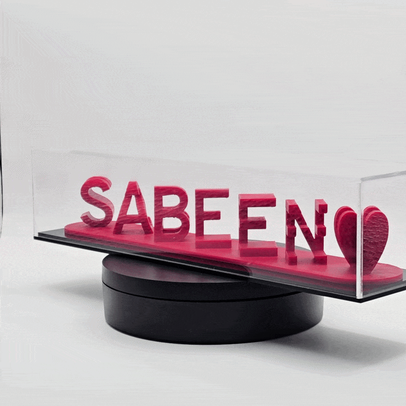Personalized 3D Name Gift Bundle | Custom Name Sign, Metal Keychains & Laser Engraved Gift Card
