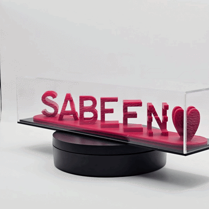 Personalized 3D Name Gift Bundle | Custom Name Sign, Metal Keychains & Laser Engraved Gift Card