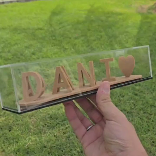 Dual Names Personalized Gift Box – Custom Couple Names